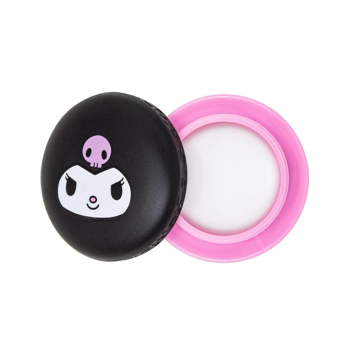 The Crème Shop x Kuromi Macaron Lip Balm - Raspberry Cream Puff