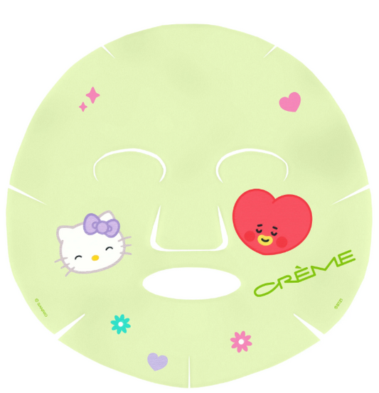 Hello Kitty & BT21 (TATA) Cheeky Calm Printed Essence Sheet Mask