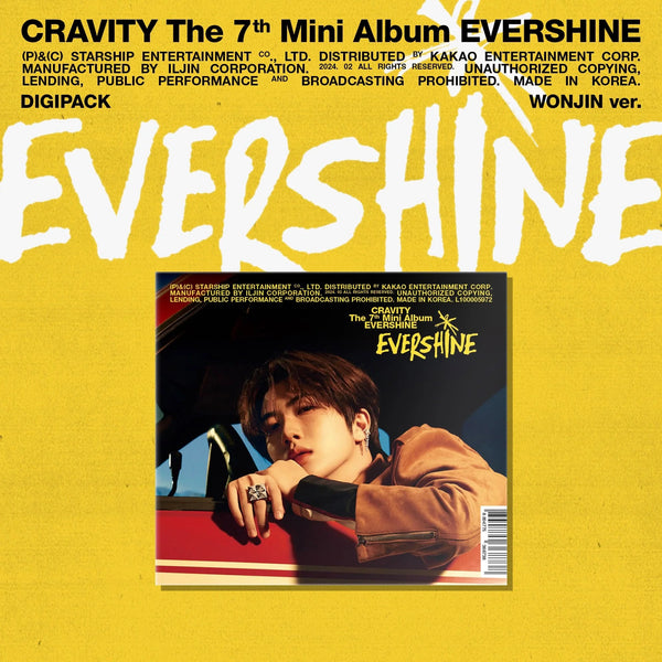 CRAVITY - 7TH MINI ALBUM EVERSHINE (DIGIPACK VER.)