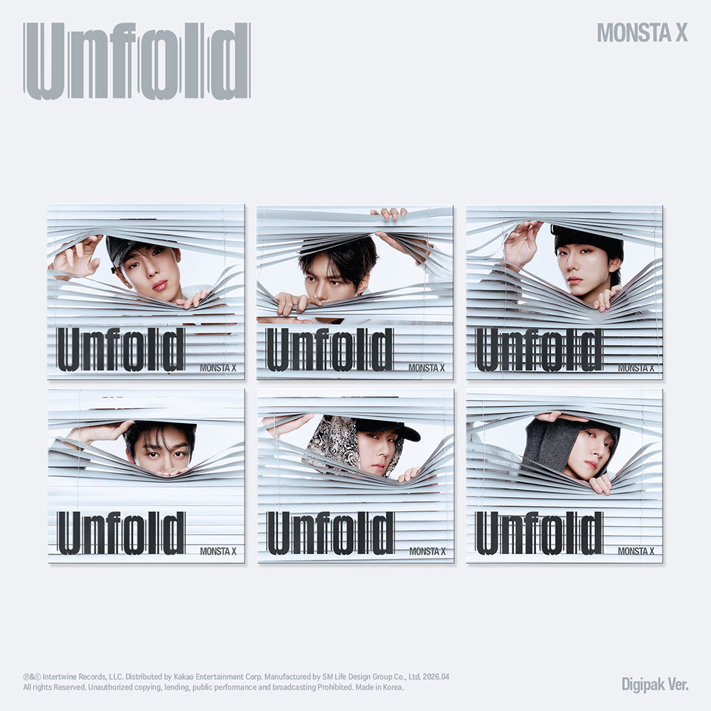 MONSTA X - Unfold [3rd English Album - Digipack Ver.]