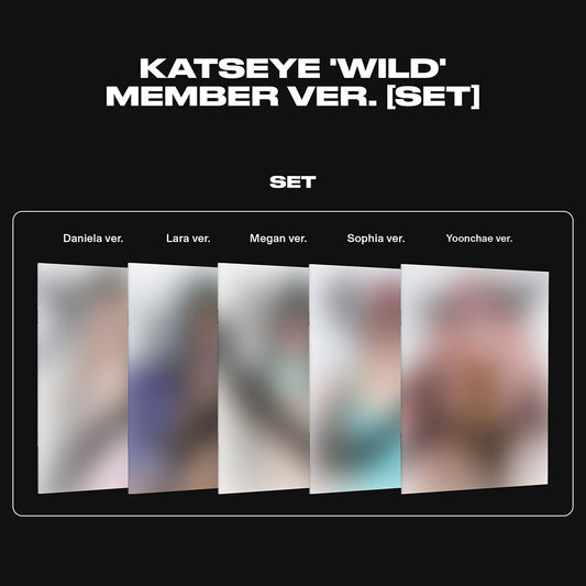 [PRE-ORDER] KATSEYE - WILD [3rd EP Album - Member Ver.]