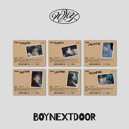 BOYNEXTDOOR - 1st EP [WHY..] (LETTER ver.)