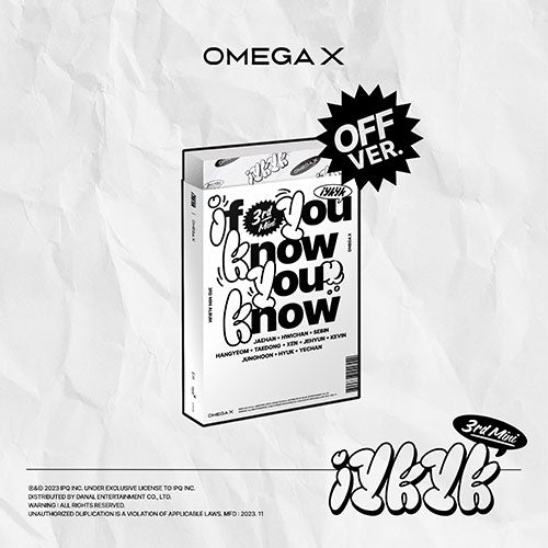 OMEGA X(오메가엑스)- 3rd Mini Album [iykyk]