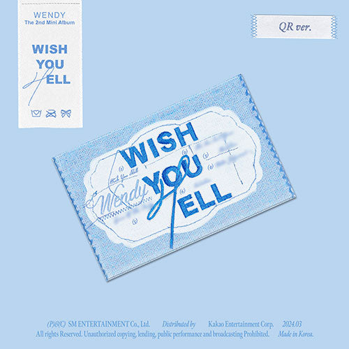 Red Velvet Wendy (웬디) - 2nd Mini Album Wish You Hell (QR Ver. Smart Album)