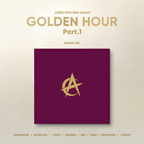 ATEEZ - 10th Mini Album [GOLDEN HOUR: Part.1] (Digipak Ver.)