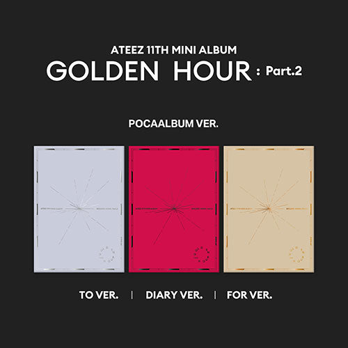 ATEEZ - 11th Mini Album [GOLDEN HOUR: Part.2] (POCAALBUM VER.)