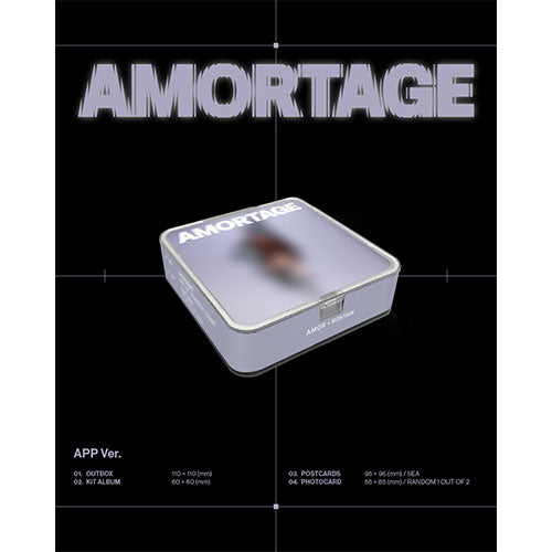 JISOO - Mini Album [AMORTAGE] (APP Ver)