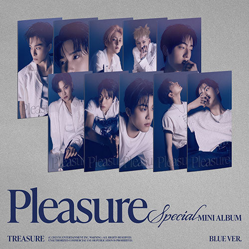 TREASURE - SPECIAL MINI ALBUM [PLEASURE] BLUE VER.