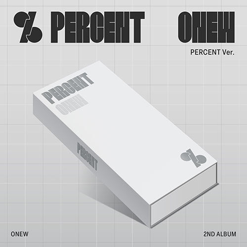 ONEW - 2nd Full Album [PERCENT] (PERCENT Ver.)