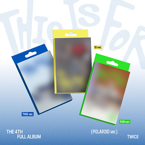 TWICE - 4th regular album [THIS IS FOR] (POLAROID ver.)