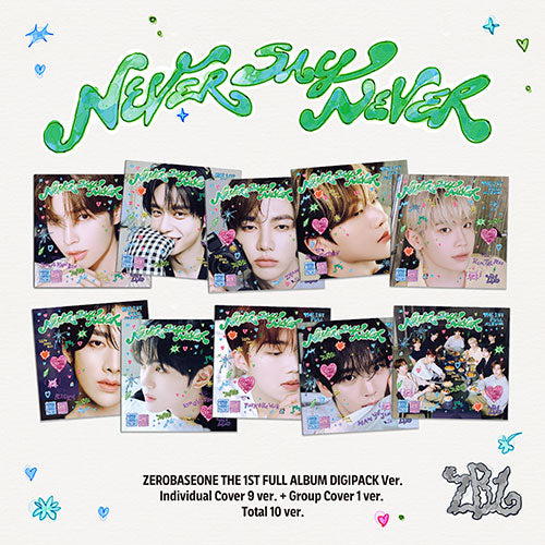 ZEROBASEONE - THE 1ST FULL ALBUM [NEVER SAY NEVER] (DIGIPACK Ver.)