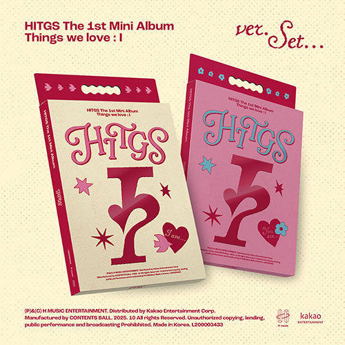 HITGS - The 1st Mini Album [Things we love : I]