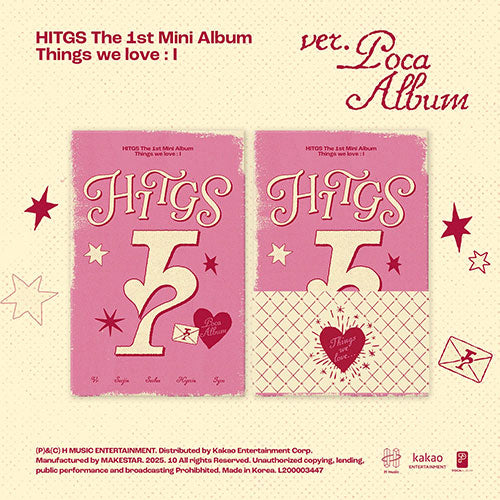 HITGS - The 1st Mini Album [Things we love : I] (POCA)