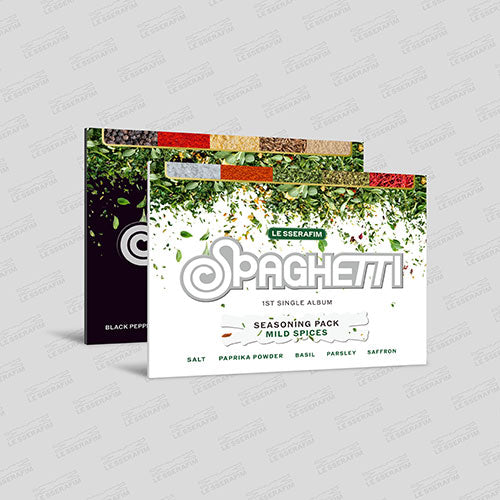 (LE SSERAFIM) - 1st Single Album 'SPAGHETTI' (Weverse Albums ver.)