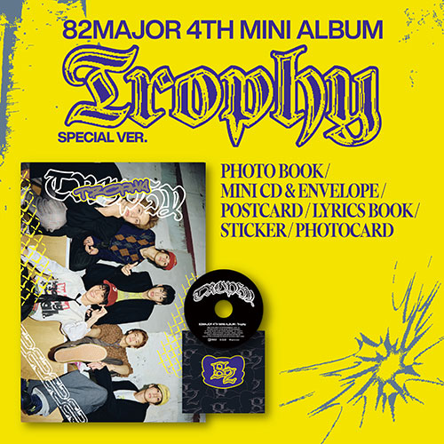82MAJOR - 4TH MINI ALBUM [Trophy] (Special ver.)