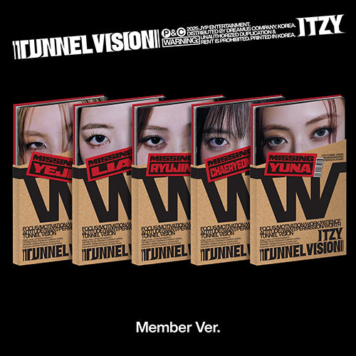 ITZY- TUNNEL VISION (Member Ver.)