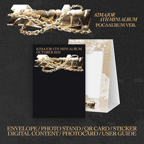 82MAJOR- 4TH MINI ALBUM [Trophy] (POCAALBUM ver.)