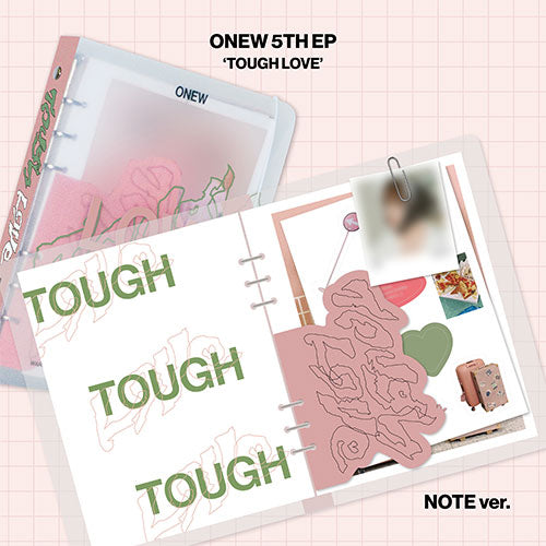 SHINEE ONEW - TOUGH LOVE [5th Mini Album - NOTE Ver.]