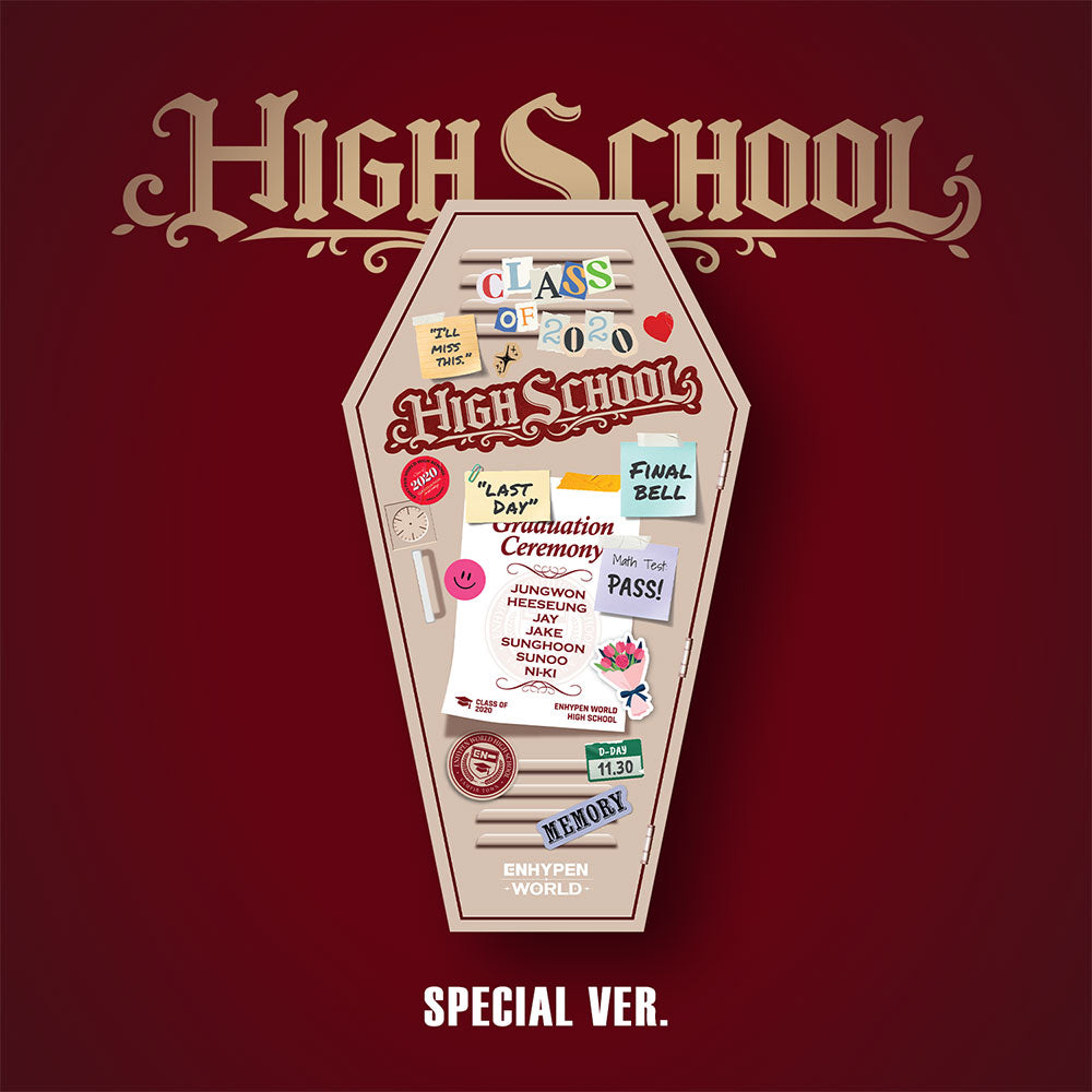 ENHYPEN - World Coupon Card Collection [HIGH SCHOOL SPECIAL Ver.]