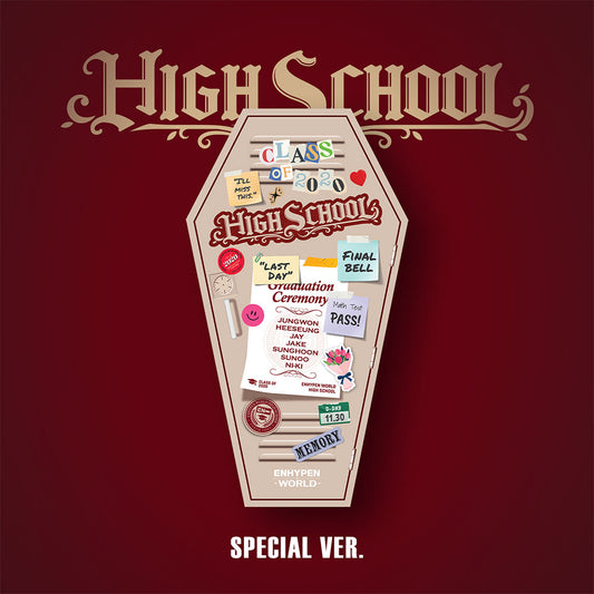 ENHYPEN - World Coupon Card Collection [HIGH SCHOOL SPECIAL Ver.]