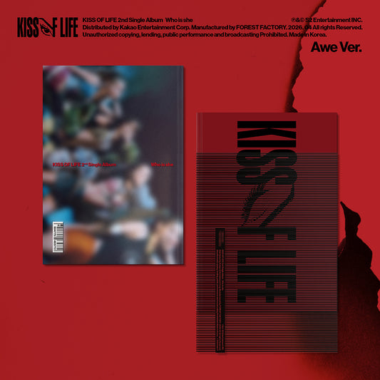 KISS OF LIFE - Who is she [2nd Single Album - Awe Ver.]