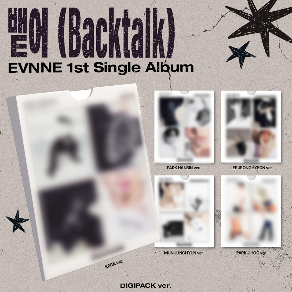 EVNNE - Backtalk [1st Single Album - Digipack Ver.]