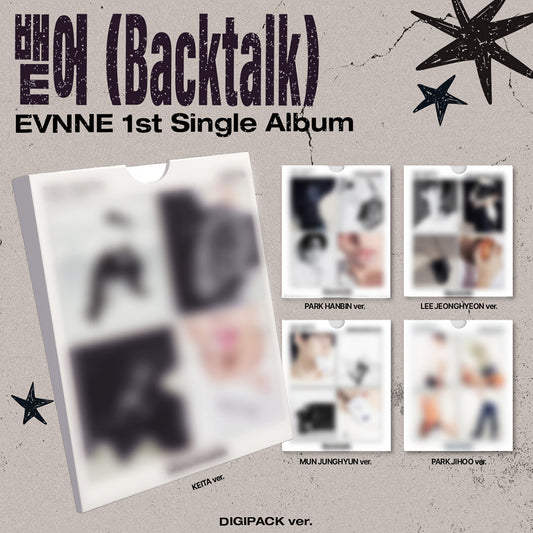 EVNNE - Backtalk [1st Single Album - Digipack Ver.]