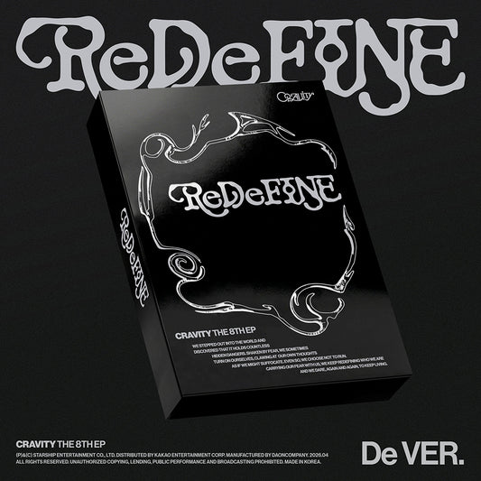 CRAVITY - ReDeFINE [8th EP Album - De Ver.]