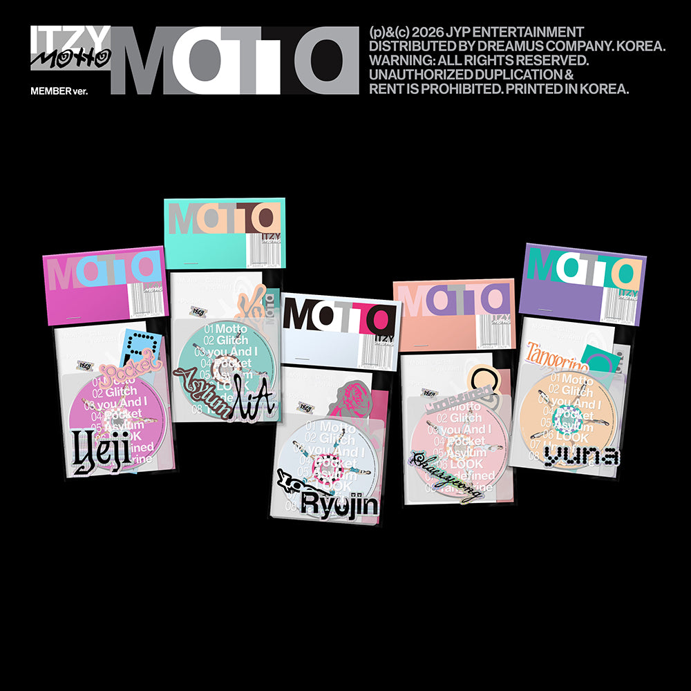 ITZY - Motto [12th Mini Album - Member Ver.]