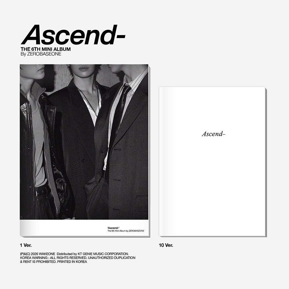 ZEROBASEONE - Ascend- [6th Mini Album - Photobook Ver.]