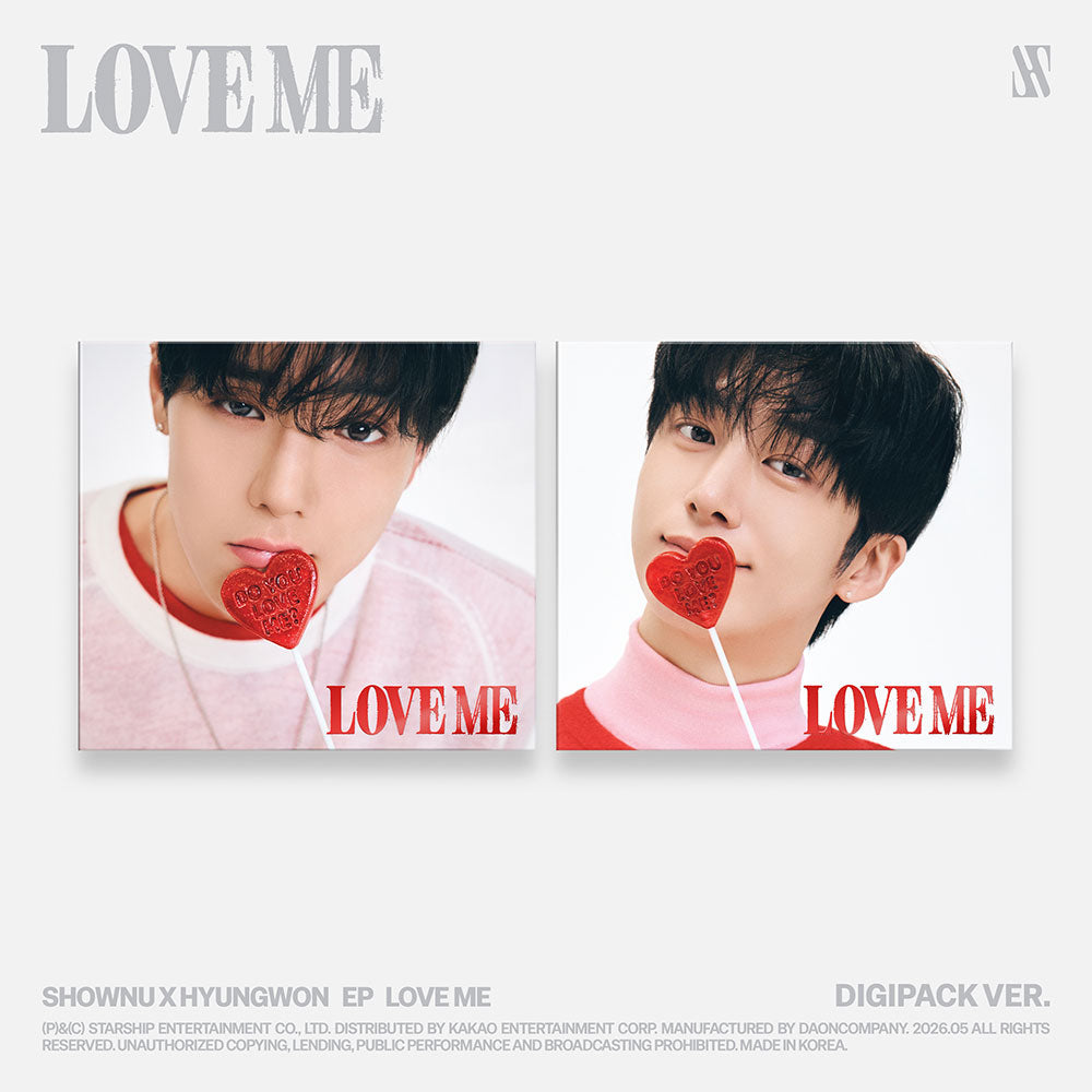 SHOWNU X HYUNGWON - LOVE ME [EP Album - Digipack Ver.]