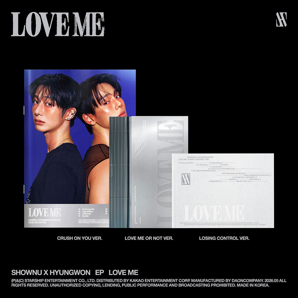 SHOWNU X HYUNGWON - LOVE ME [EP Album ]