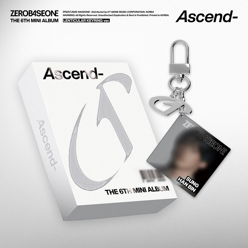 ZEROBASEONE - Ascend- [6th Mini Album - LENTICULAR KEYRING Ver.]