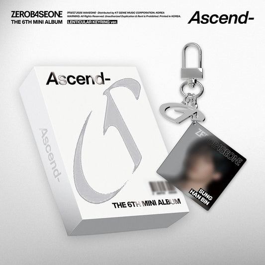 ZEROBASEONE - Ascend- [6th Mini Album - LENTICULAR KEYRING Ver.]
