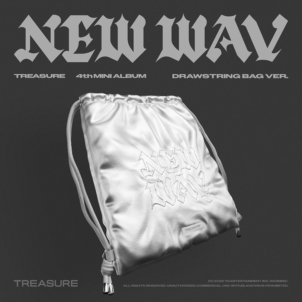 TREASURE - NEW WAV [4th Mini Album - DRAWSTRING BAG Ver.]