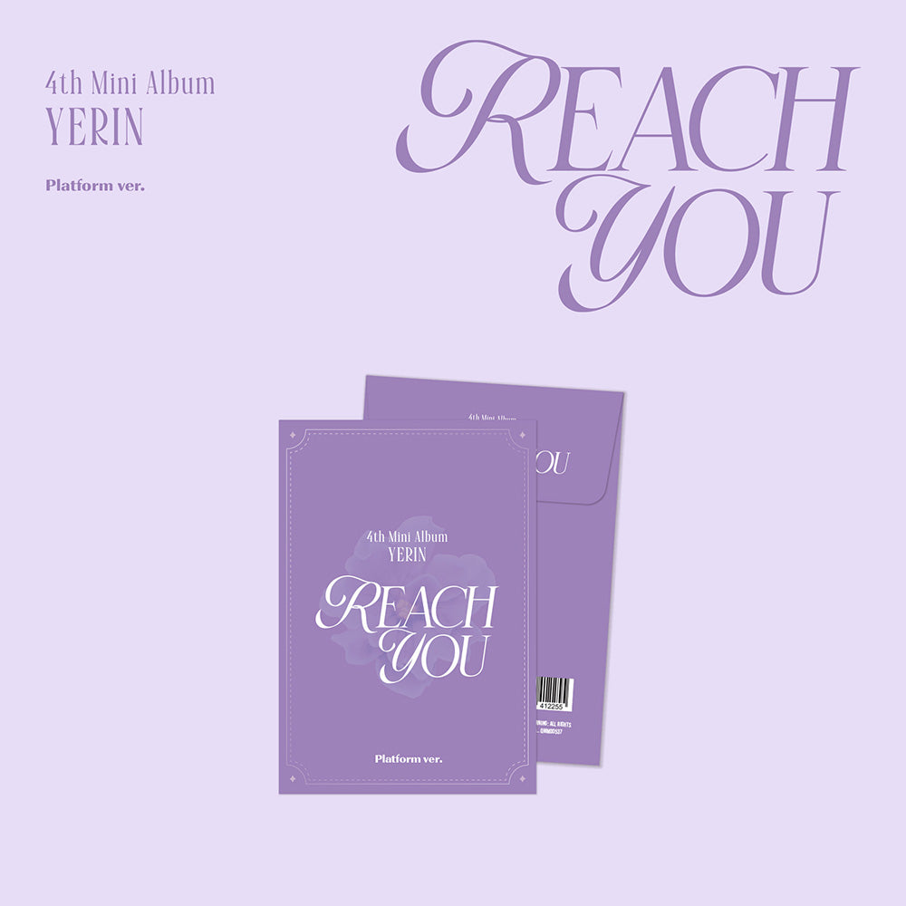 YERIN 4TH MINI ALBUM [ REACH YOU ] PLATFORM VER.