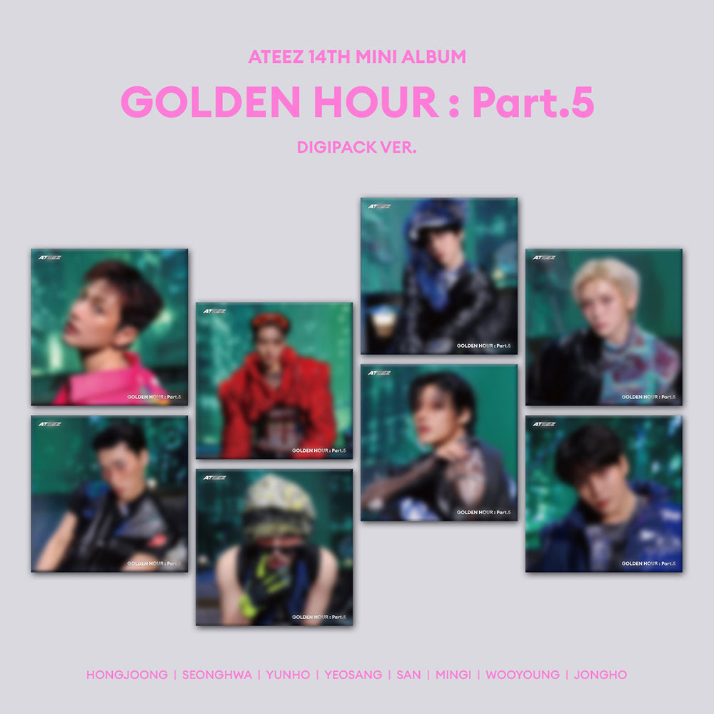 [PRE-ORDER] ATEEZ - GOLDEN HOUR : Part.5 [14th Mini Album - Digipack Ver.]