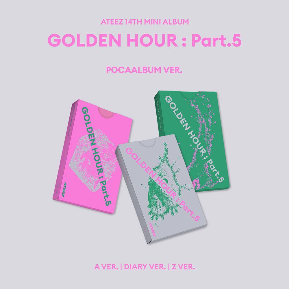 [PRE-ORDER] ATEEZ - GOLDEN HOUR : Part.5 [14th Mini Album - POCA Ver.]