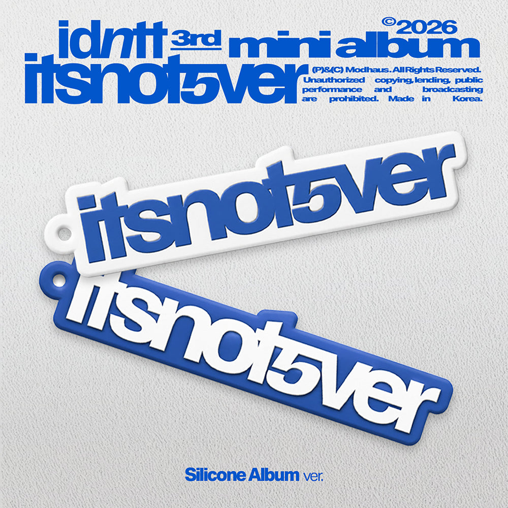 [PRE-ORDER] idntt itsnot5ver - itsnotover [3rd Mini Album - Silicone Album Ver.]