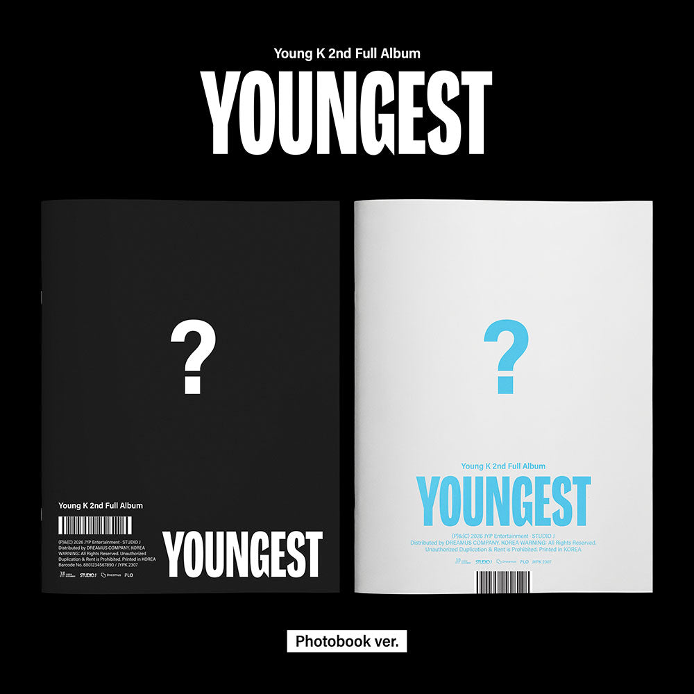 [PRE-ORDER] Young K 2ND FULL ALBUM [ YOUNGEST ] PHOTOBOOK VER.