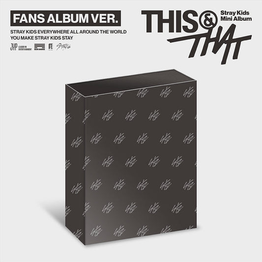 [PRE-ORDER] Stray Kids - THIS & THAT [10th Mini Album - FANS ALBUM Ver.]