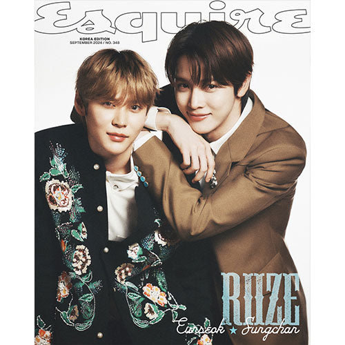 ESQUIRE (Monthly): September [2024] Cover: D-Type Rizze Eunseok & Seongchan