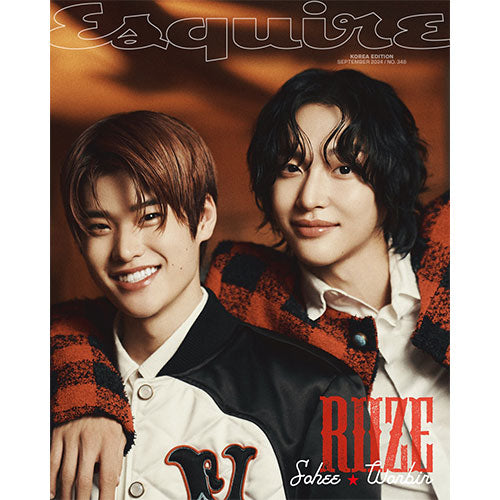 ESQUIRE (Monthly): September [2024] Cover: B-type RIIZE Sohee & Wonbin