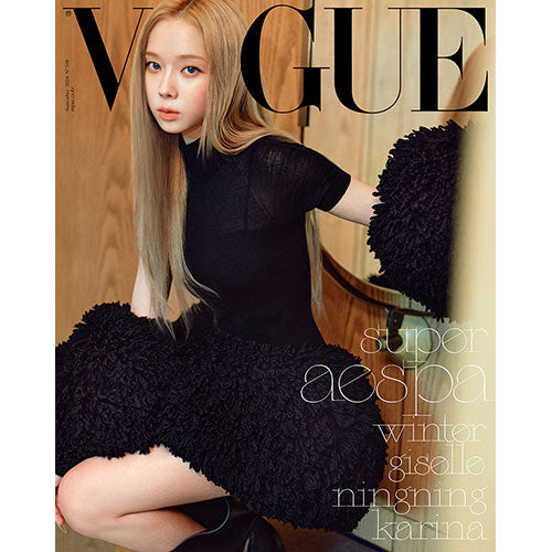 VOGUE KOREA - September 2024 Cover: aespa Winter (Type E)