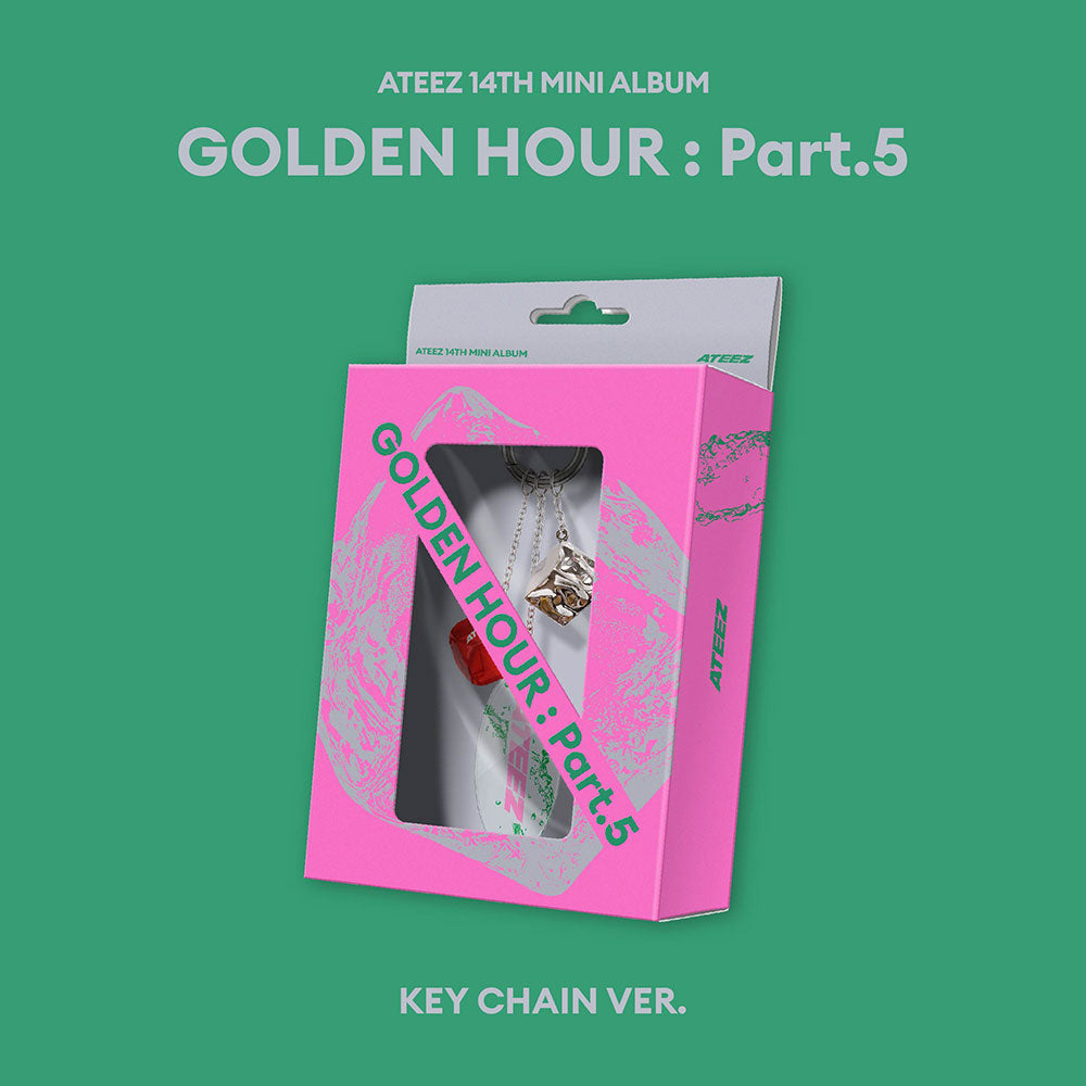 [PRE-ORDER] ATEEZ - GOLDEN HOUR : Part.5 [14th Mini Album - KEY CHAIN Ver.]