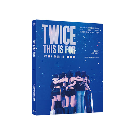 [PRE-ORDER] TWICE - THIS IS FOR [World Tour in Incheon - Blu-ray]