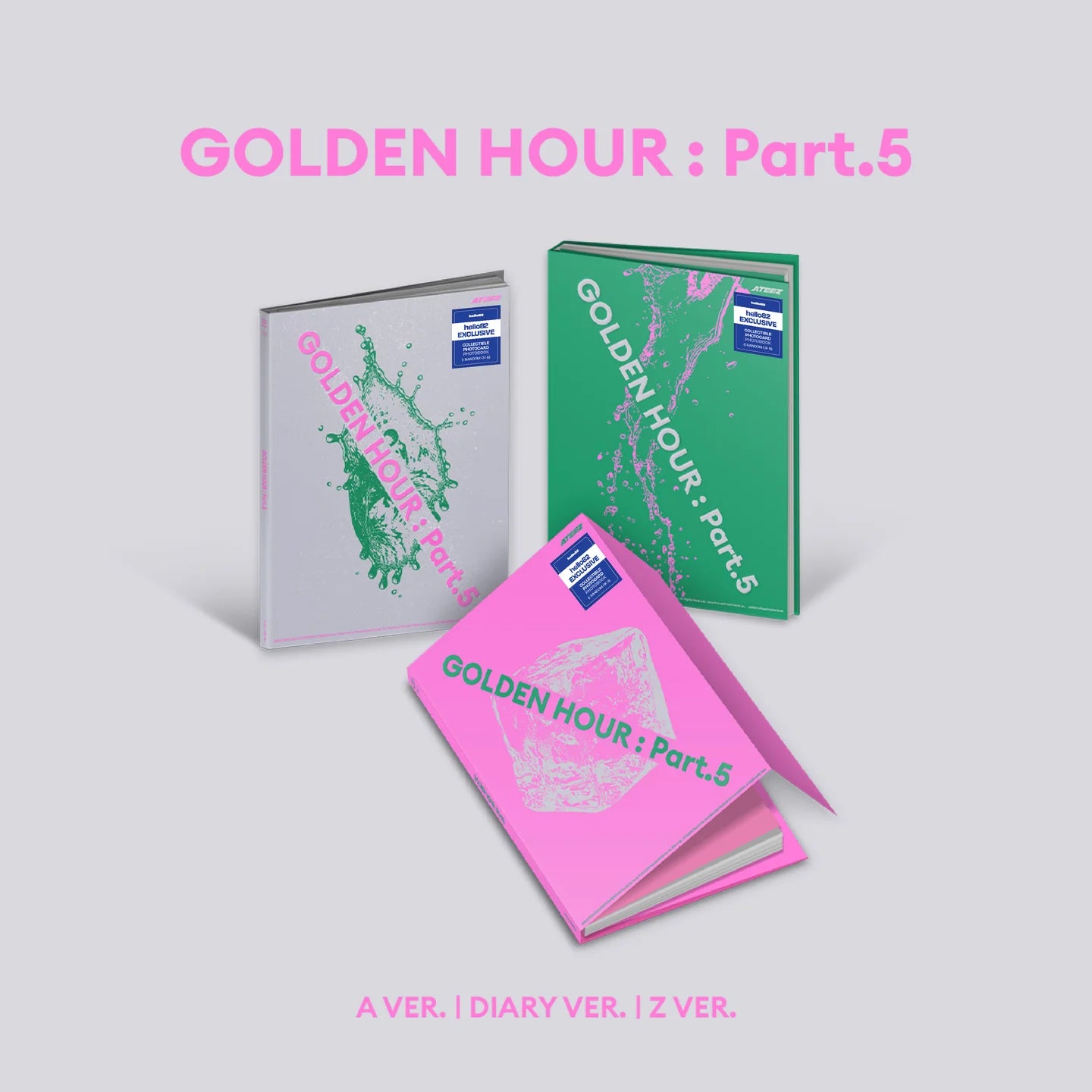 [PRE-ORDER] ATEEZ - GOLDEN HOUR : Part.5 [14th Mini Album]