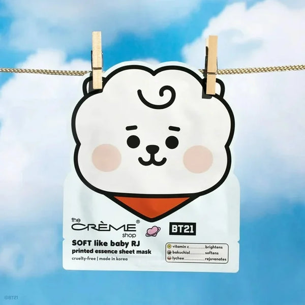 THE CREME SHOP BT21 BABY: Complete Printed Essence Sheet Mask