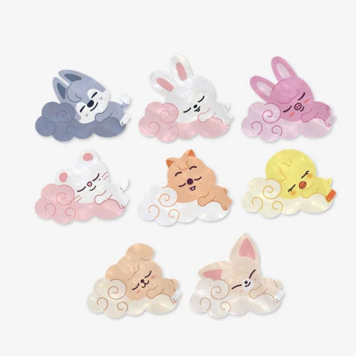 STRAY KIDS - [ SKZOO ACRYLIC HAIR CLIP ] RUN IT OFFICIAL MD + POBs
