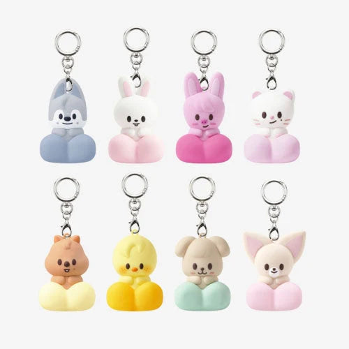 STRAY KIDS - [RANDOM SKZOO SECRET CLICKER KEYRING ] RUN IT OFFICIAL MD + POBs